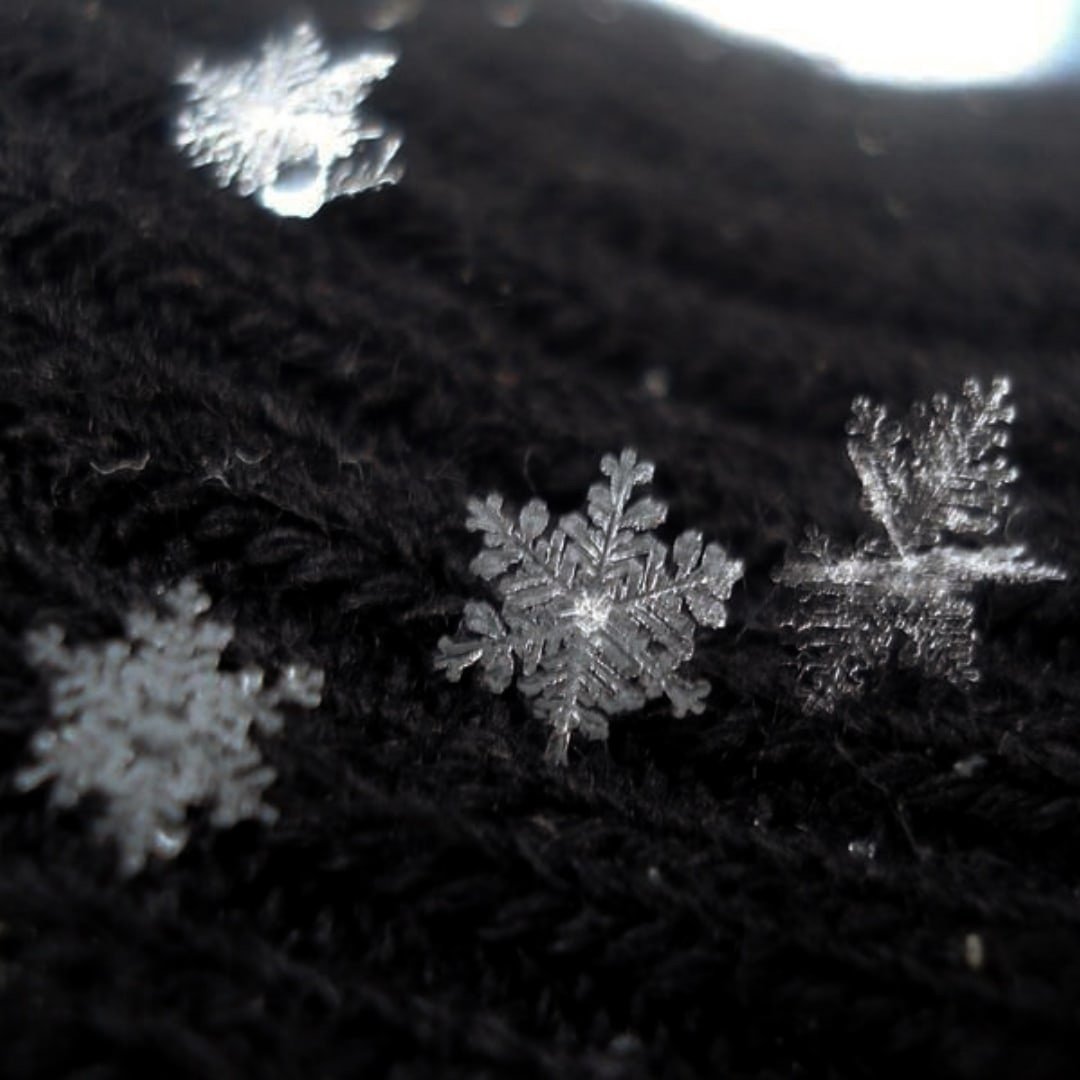 Снежинки снегопад