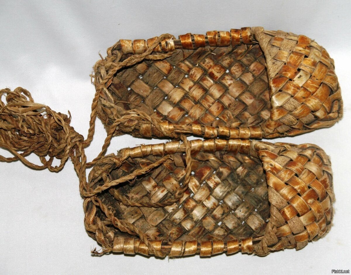 Лапти зимой