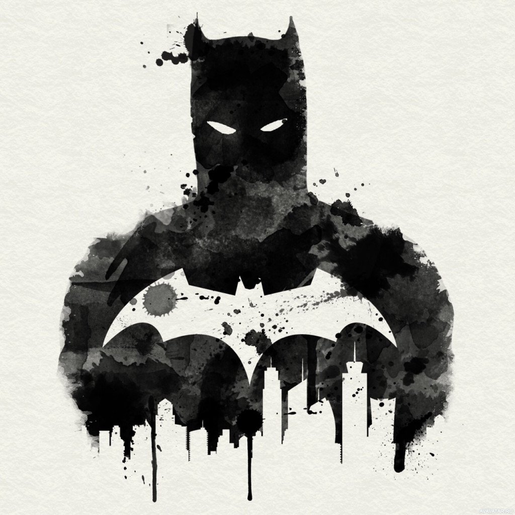 Бэтмен арт рисунок