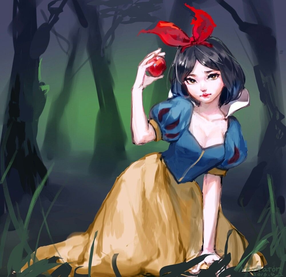 Белоснежка Дисней Фанарт
