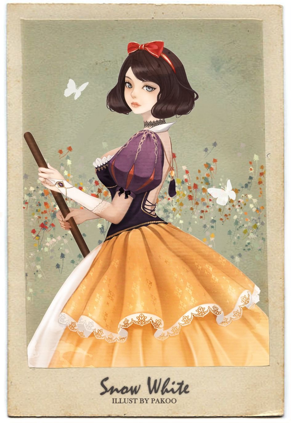 Принцесса Диснея Белоснежка аниме