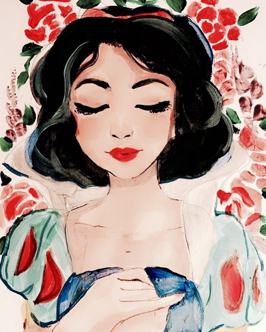 Белоснежка в современном стиле