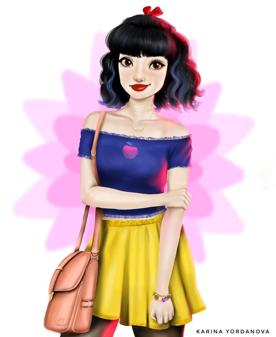 Белоснежка в современном стиле