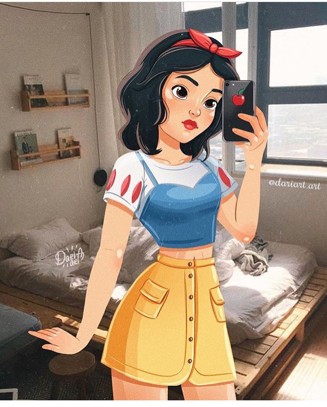 Принцессы Дисней Белоснежка в современном