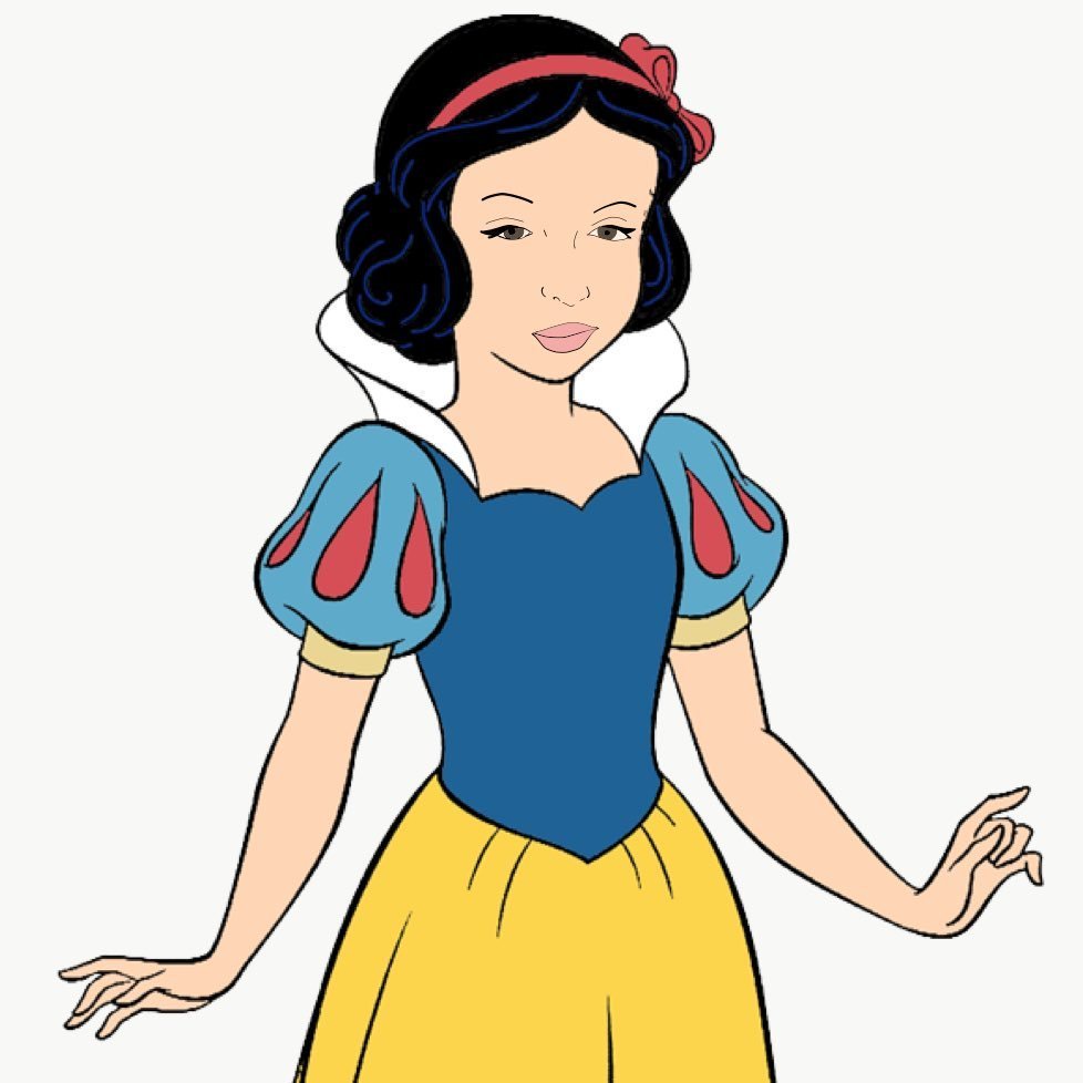 Белоснежка для рисования