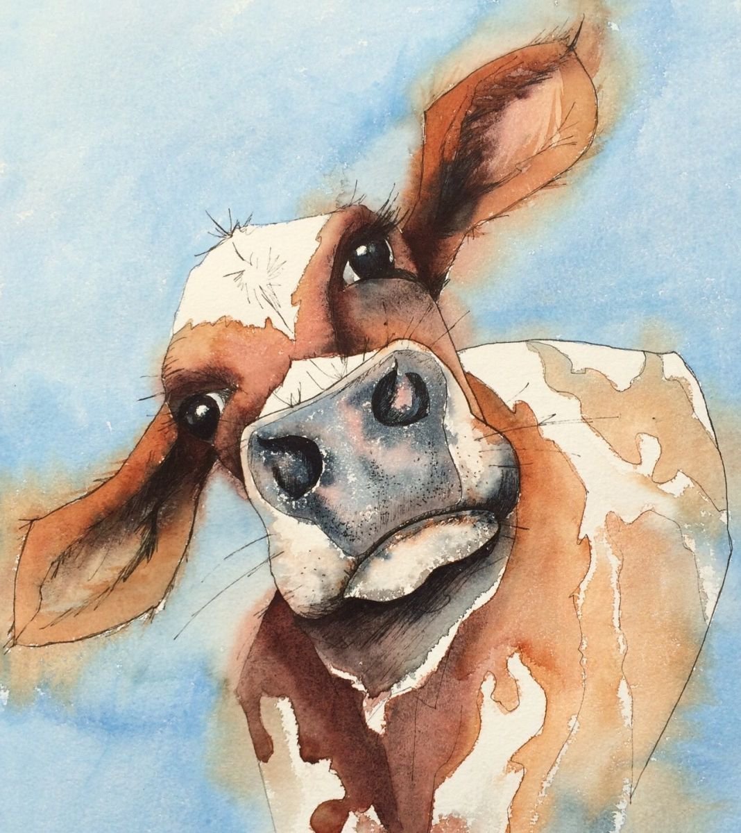 Лама улыбается