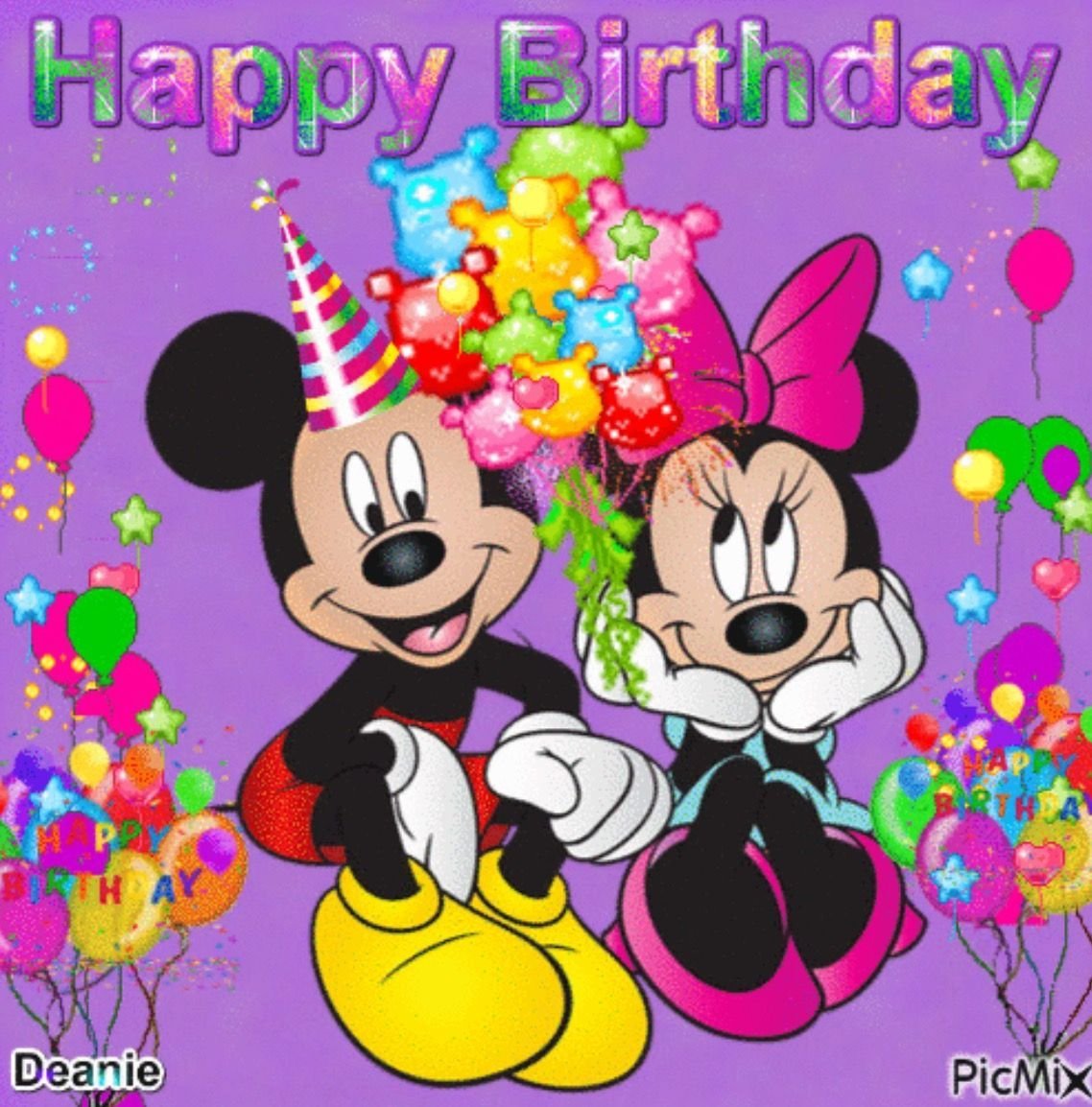 Микки Маусс днём рождения