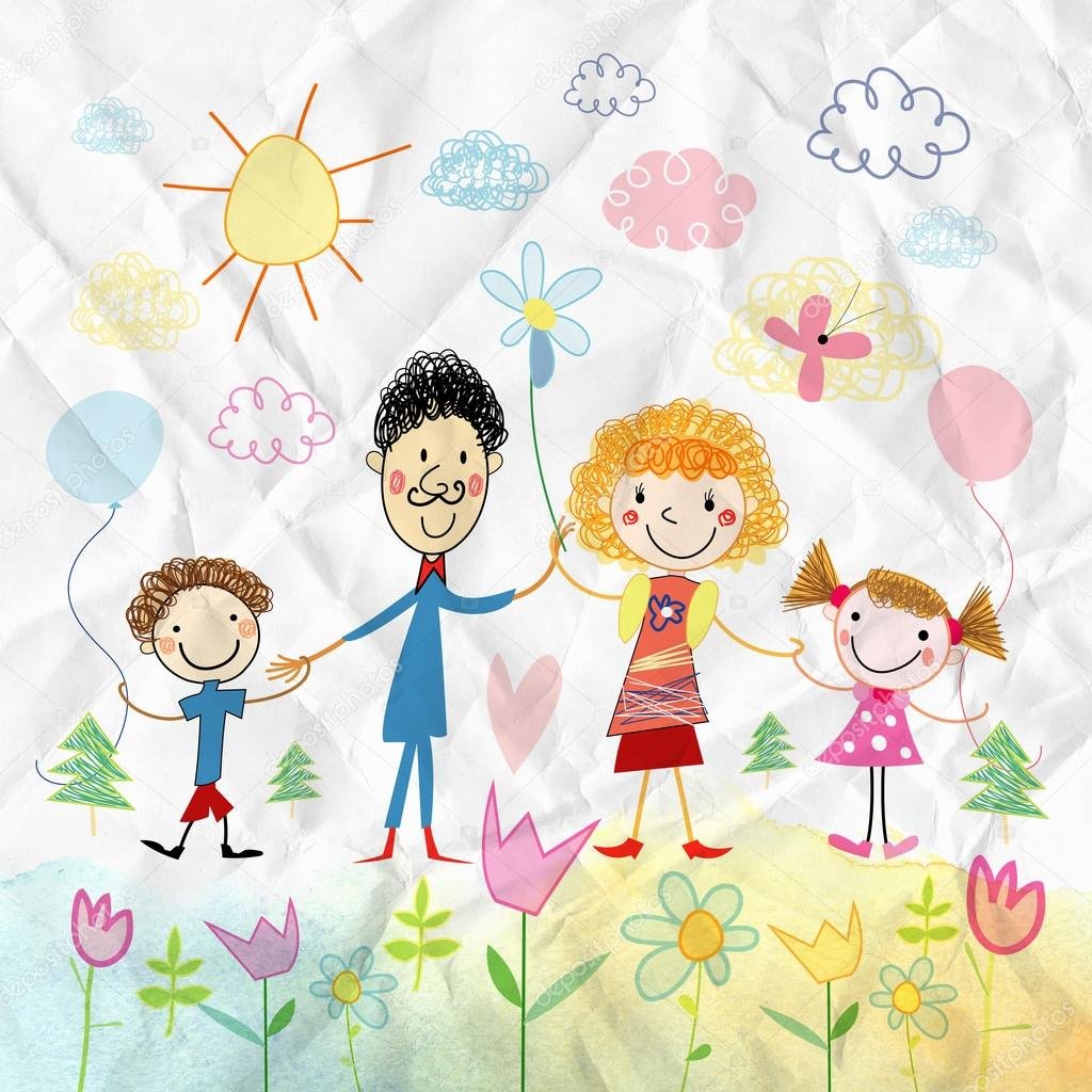 Клипарт дети на прозрачном фоне