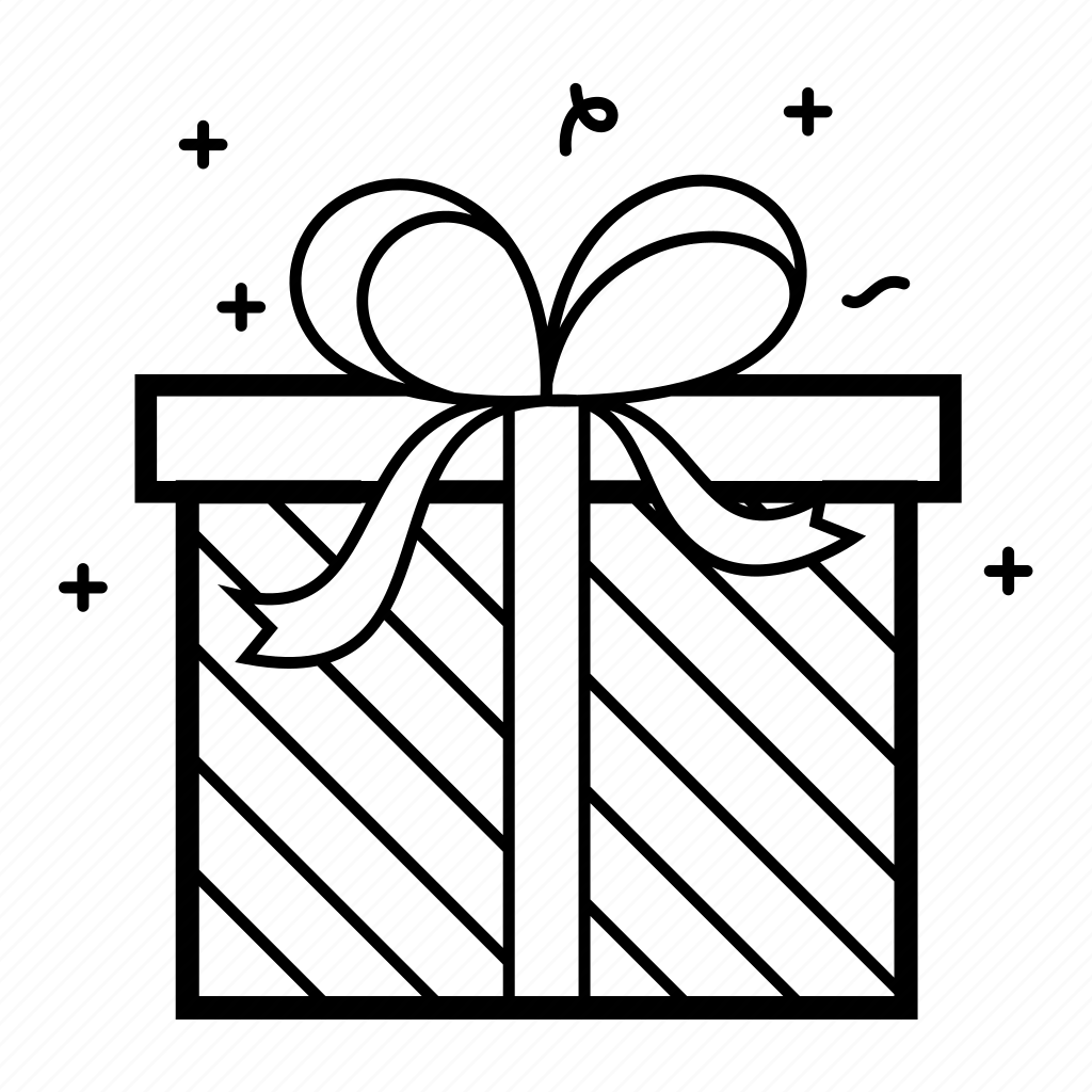 Новогодние подарки раскраска