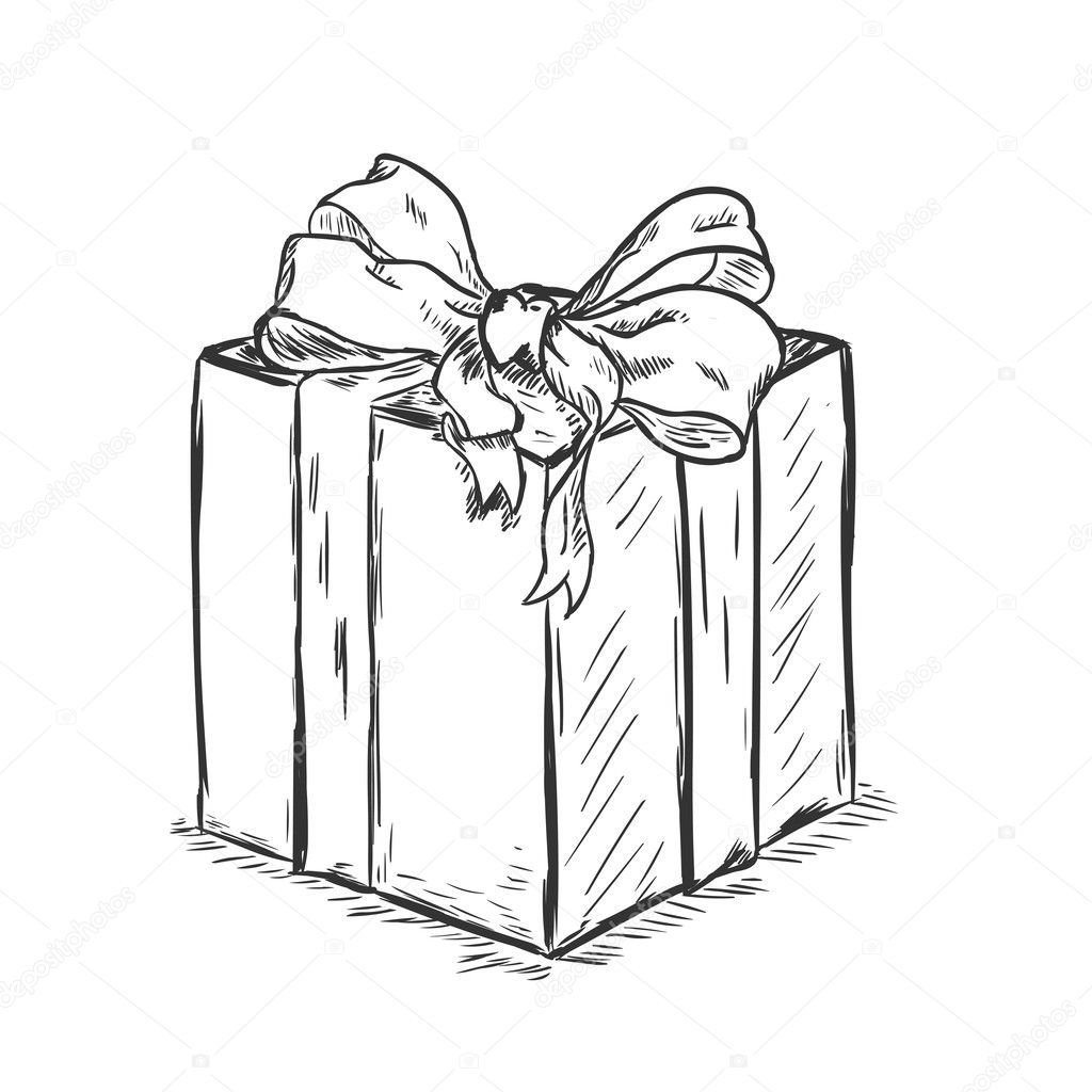 Подарочная коробка эскиз