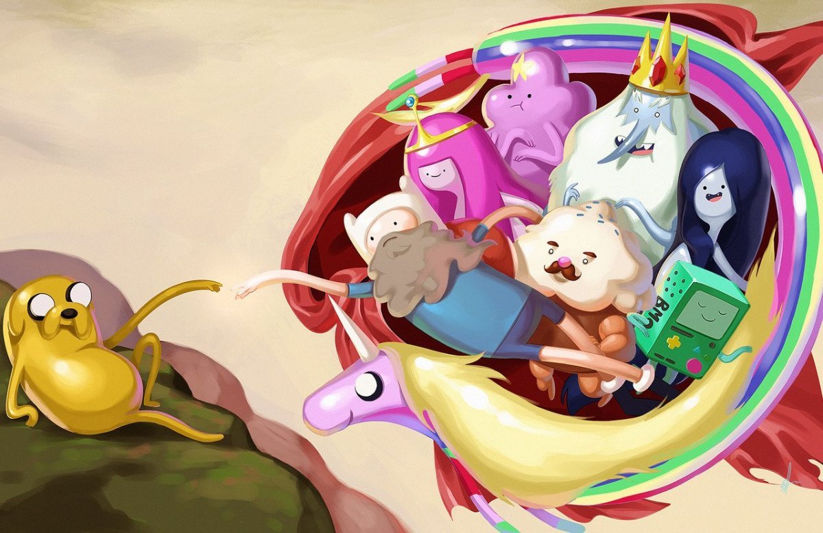 Мультфильм фин и Джейк