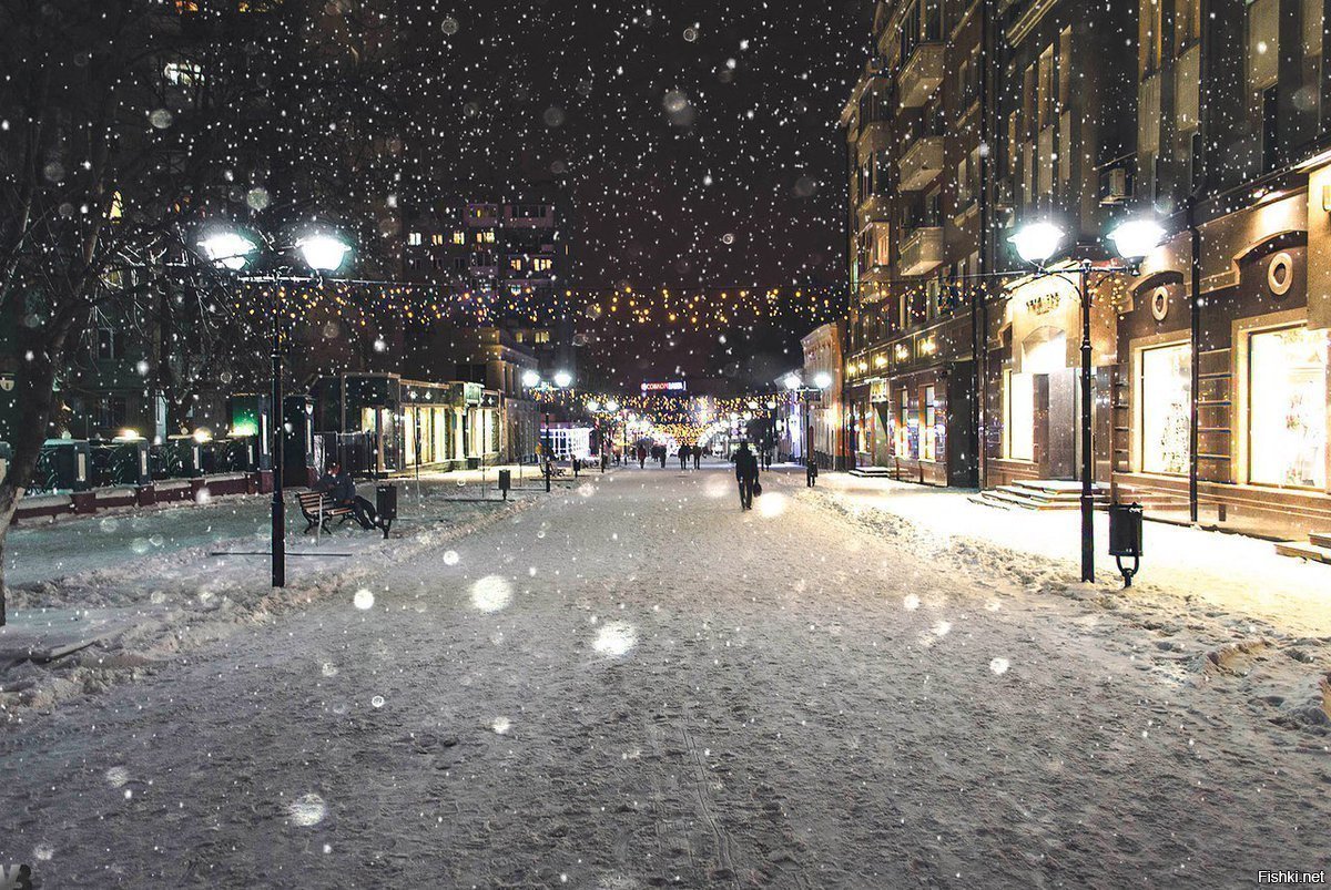 Проспект Саратов зимой