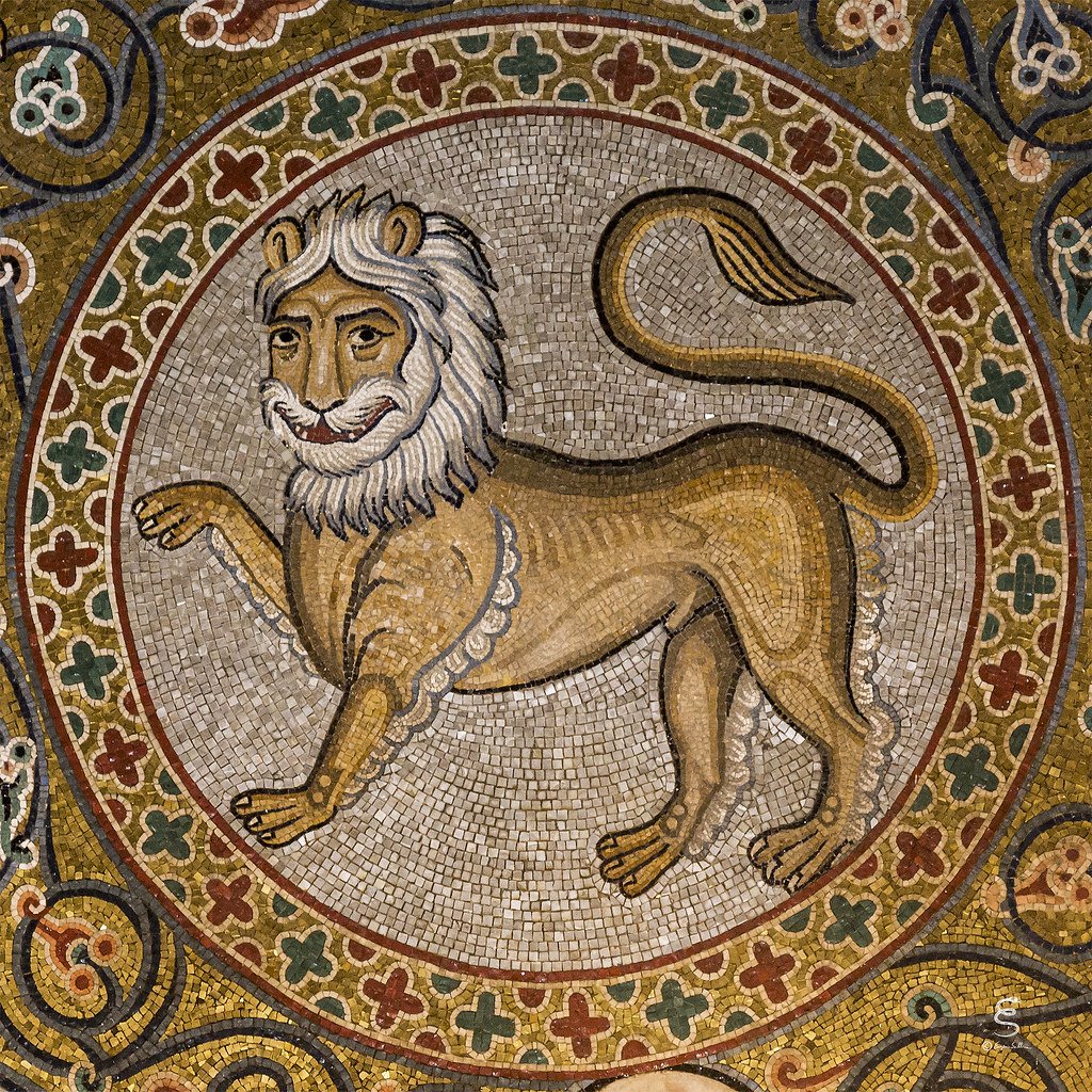 Византийский орнамент Грифон