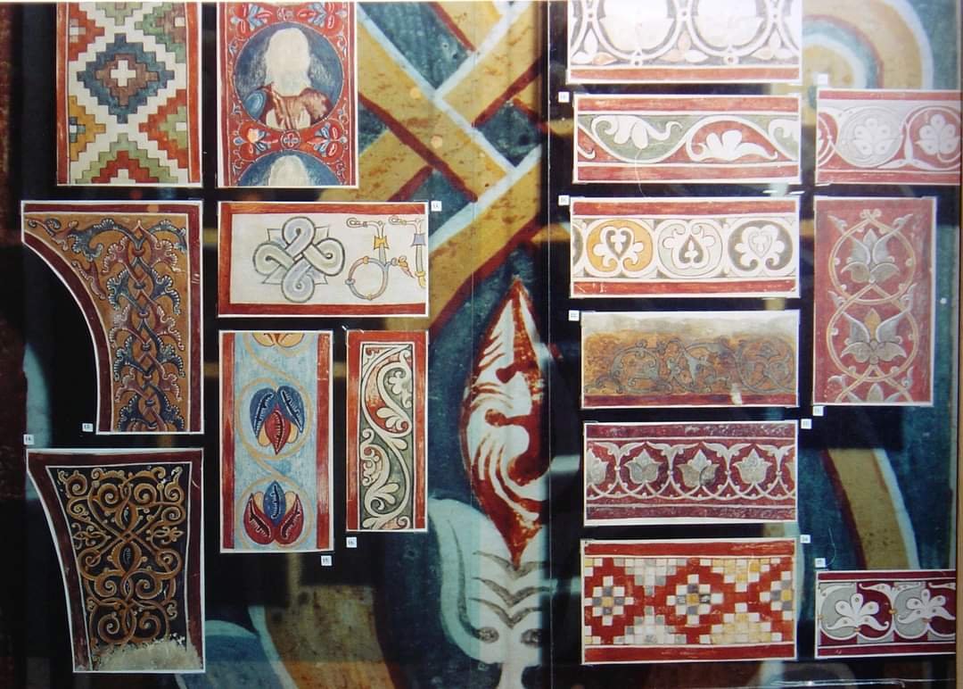 Орнаменты Грузинская фрески