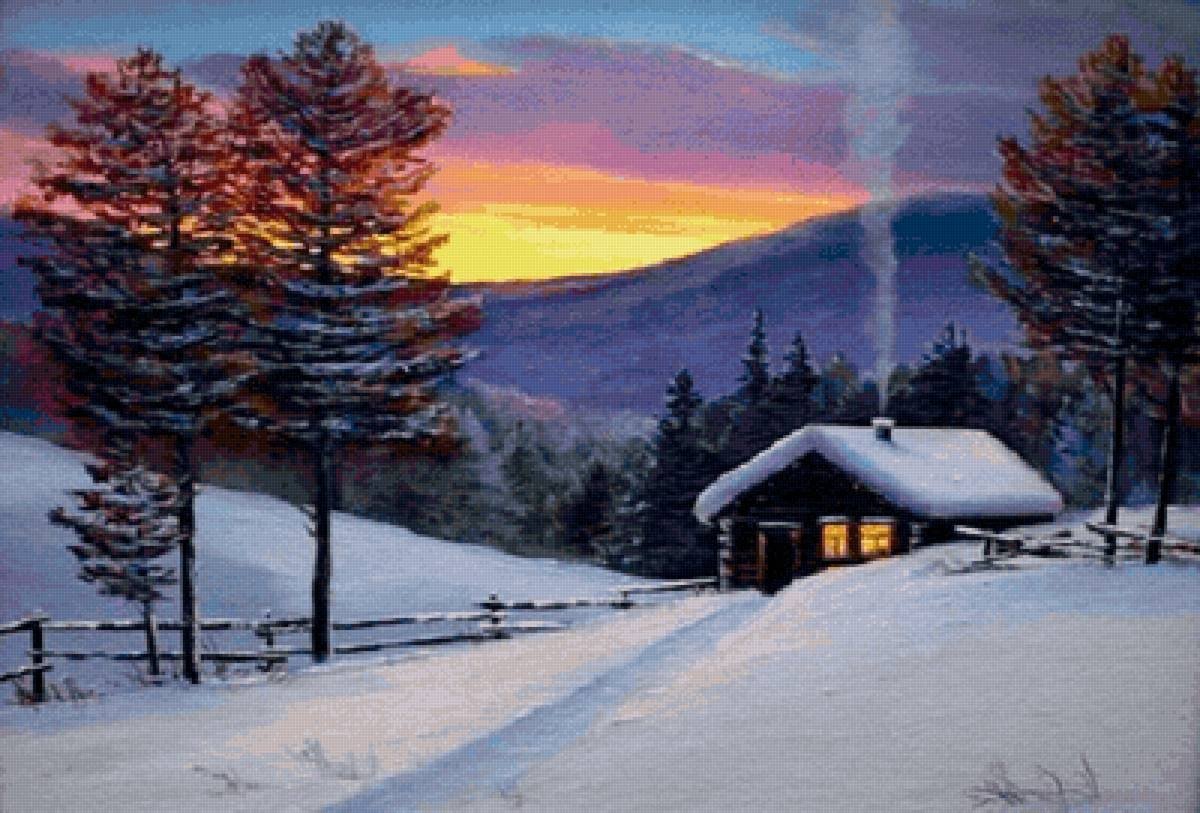 Картины художников пейзажистов зима Алексеев Сергей