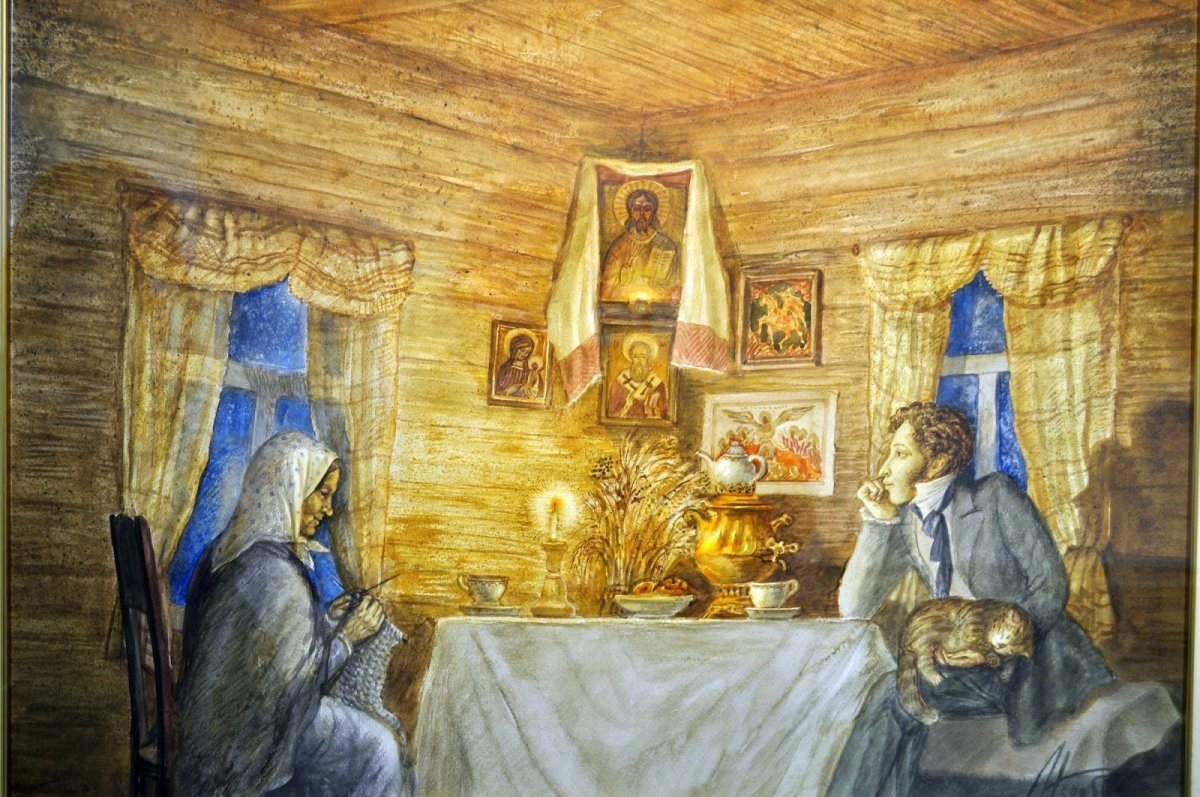 Няня Арина Родионовна картина