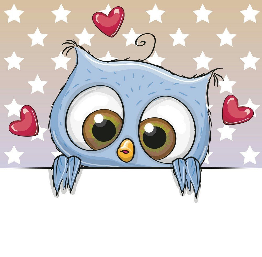 Милые Совы для срисовки