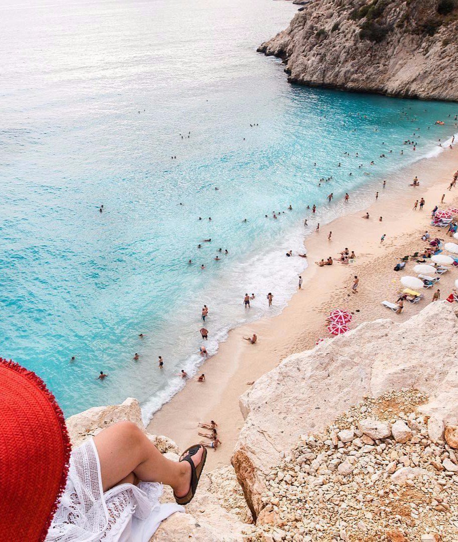 Пляж Капуташ Турция отели