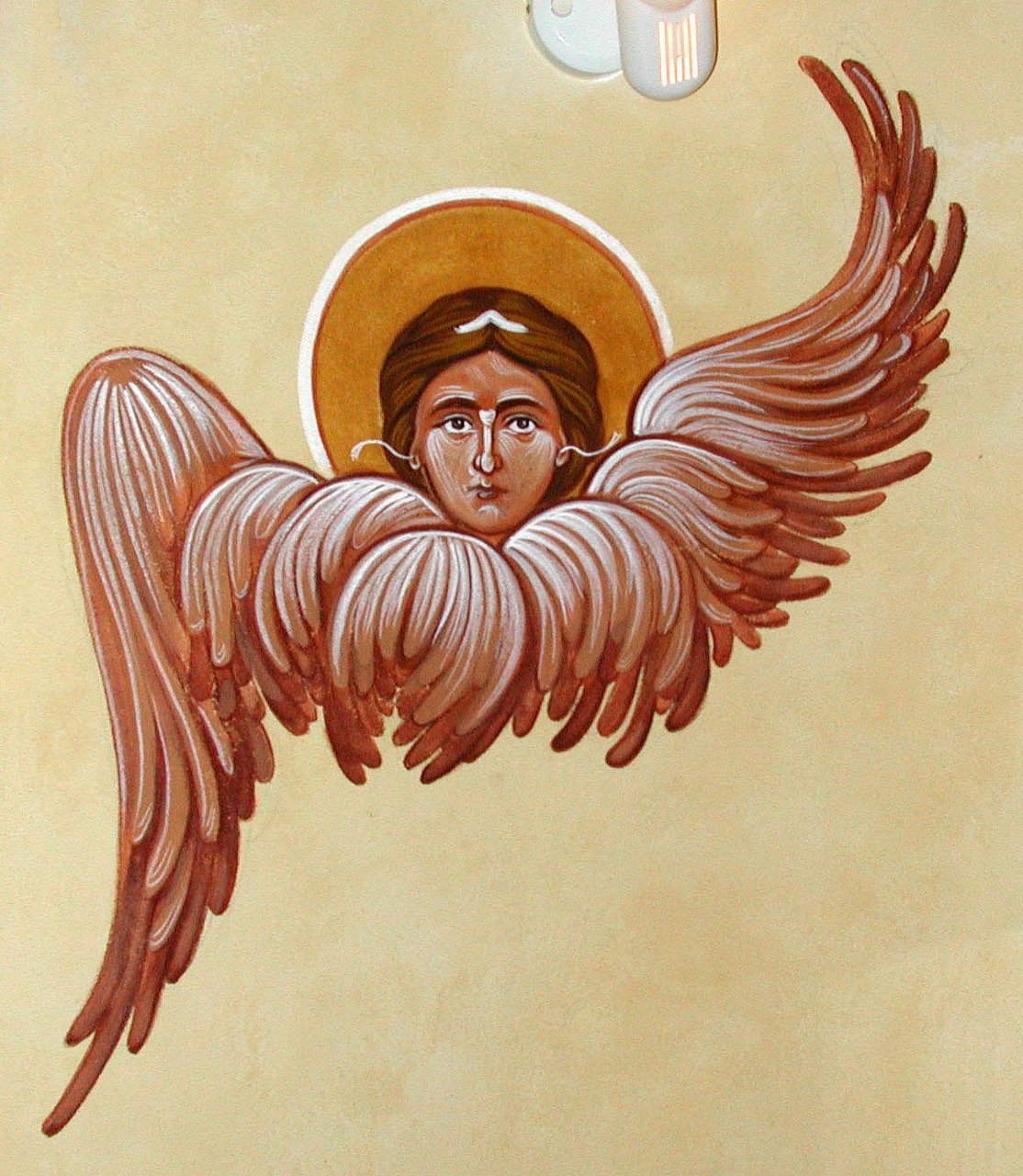 Витраж Шестикрылый Серафим