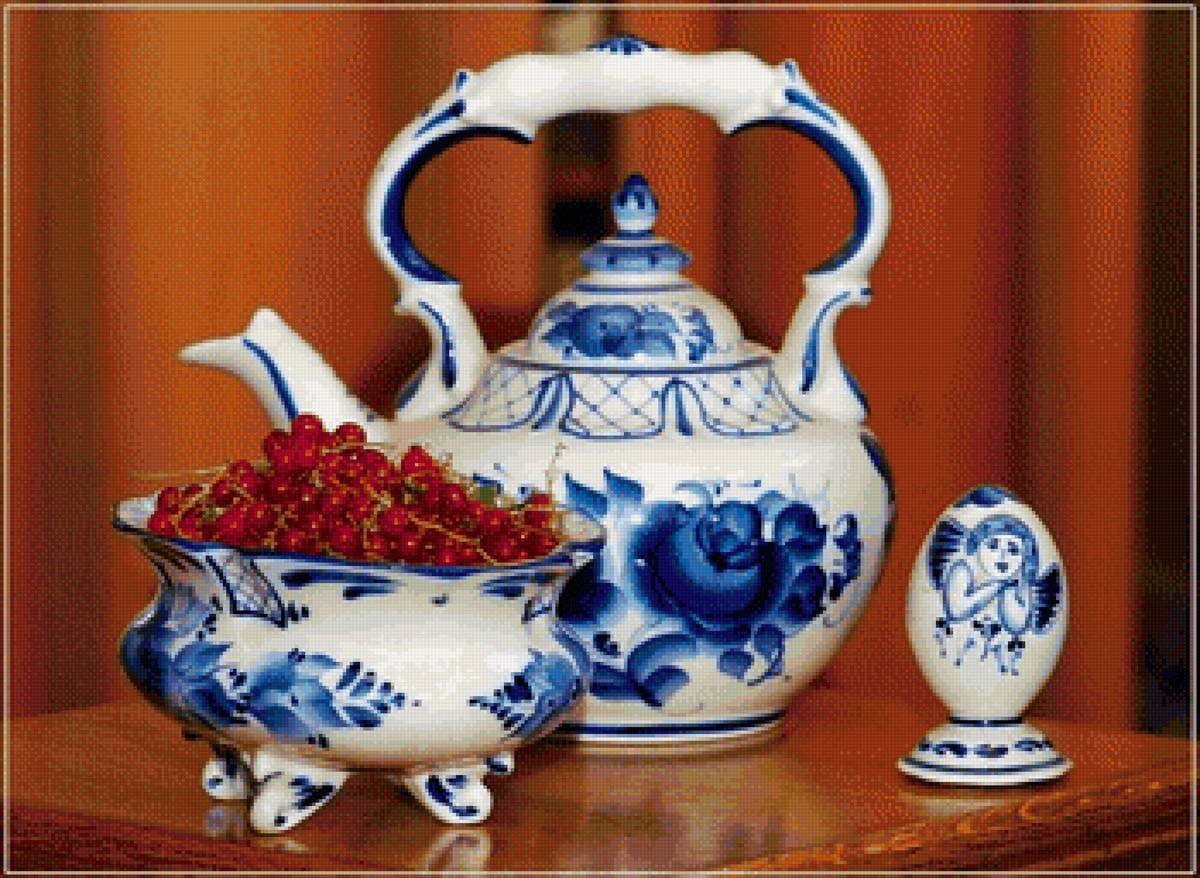 Гжель украшения