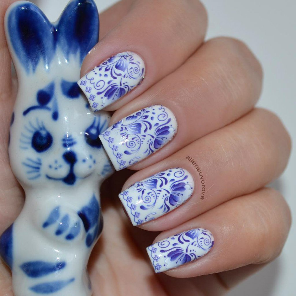 Незабудковая Гжель