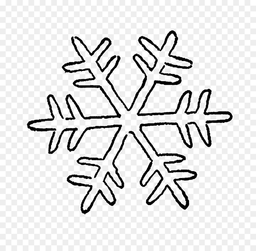 Снежинки черно белые