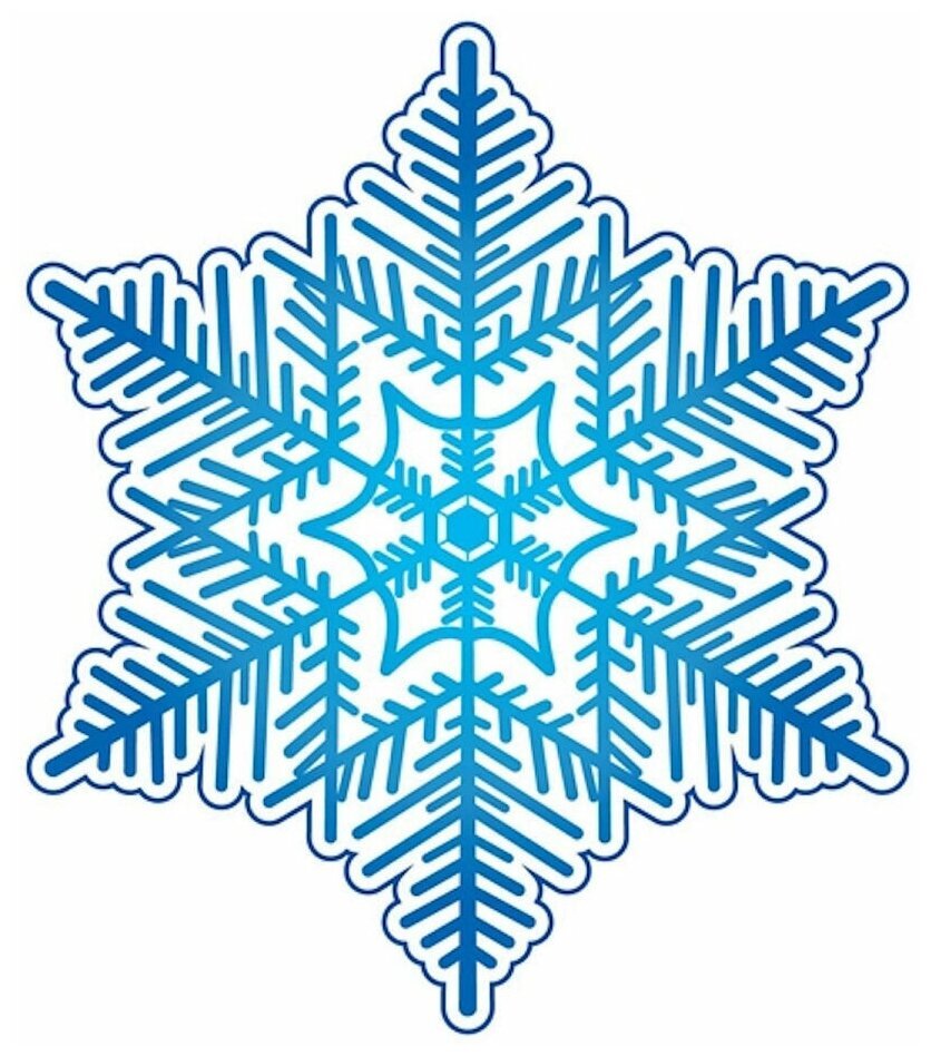 Наклейка - снежинки