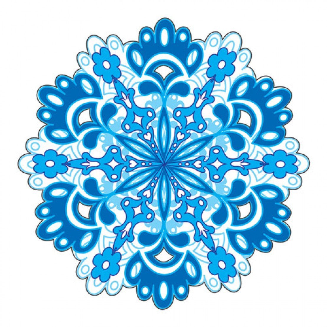 Снежинка вектор