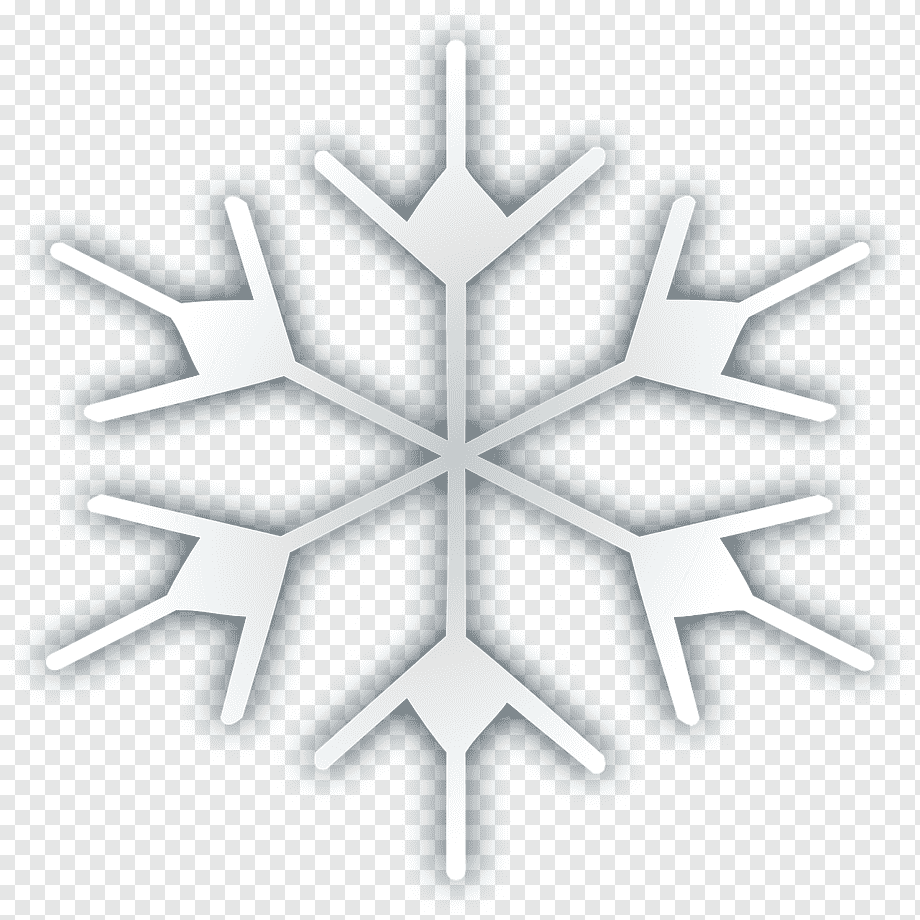 Белые снежинки