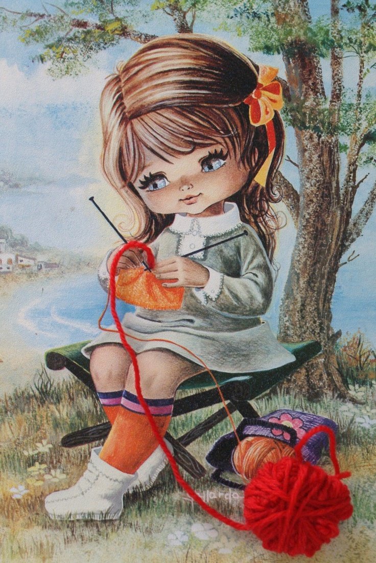 Девочка рукодельница