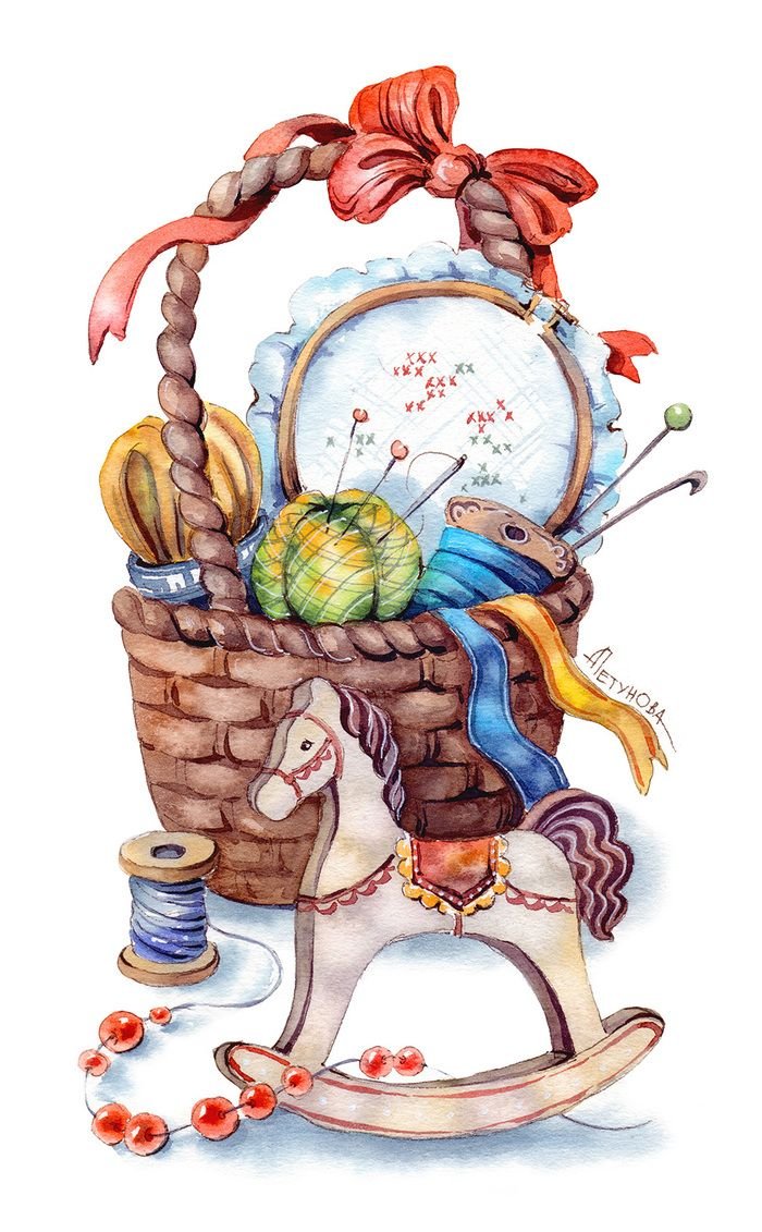 Анна Петунова акварели