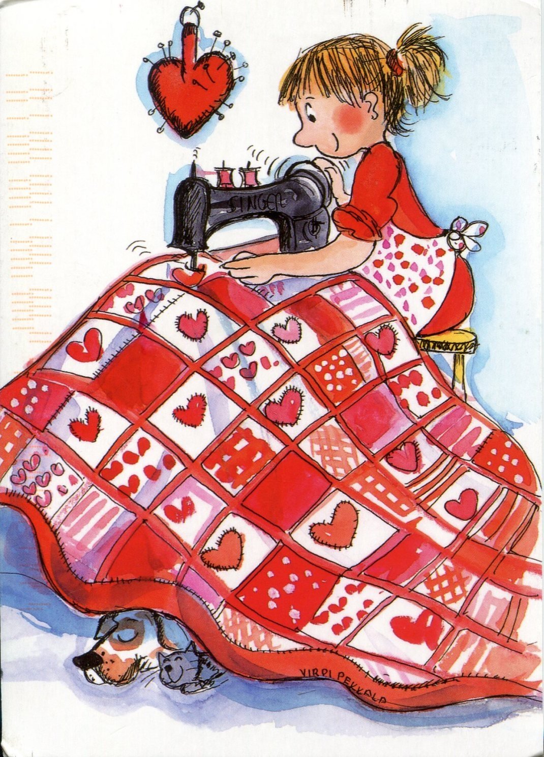 Финская художница Вирпи Пеккала