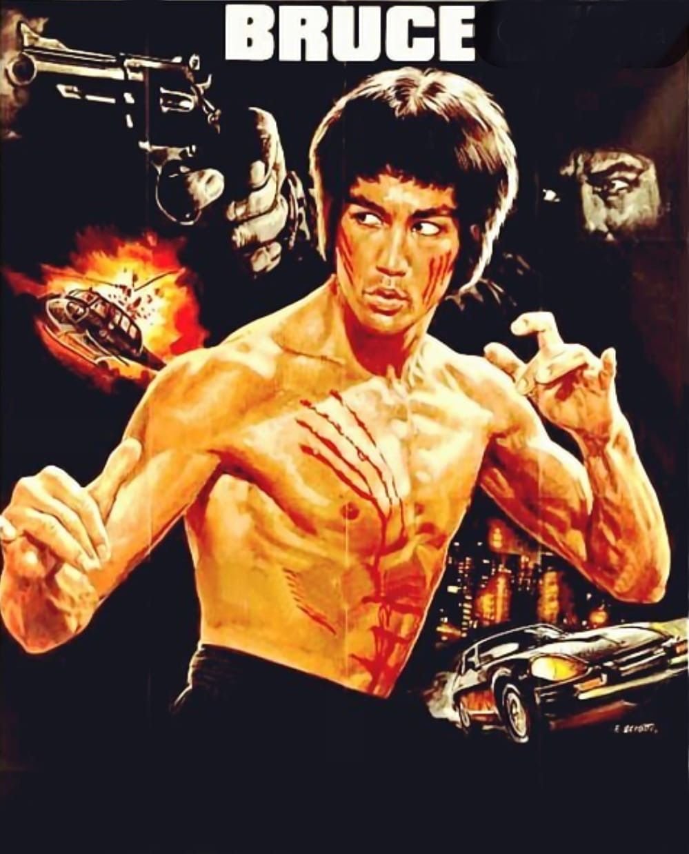 Bruce Lee Постер