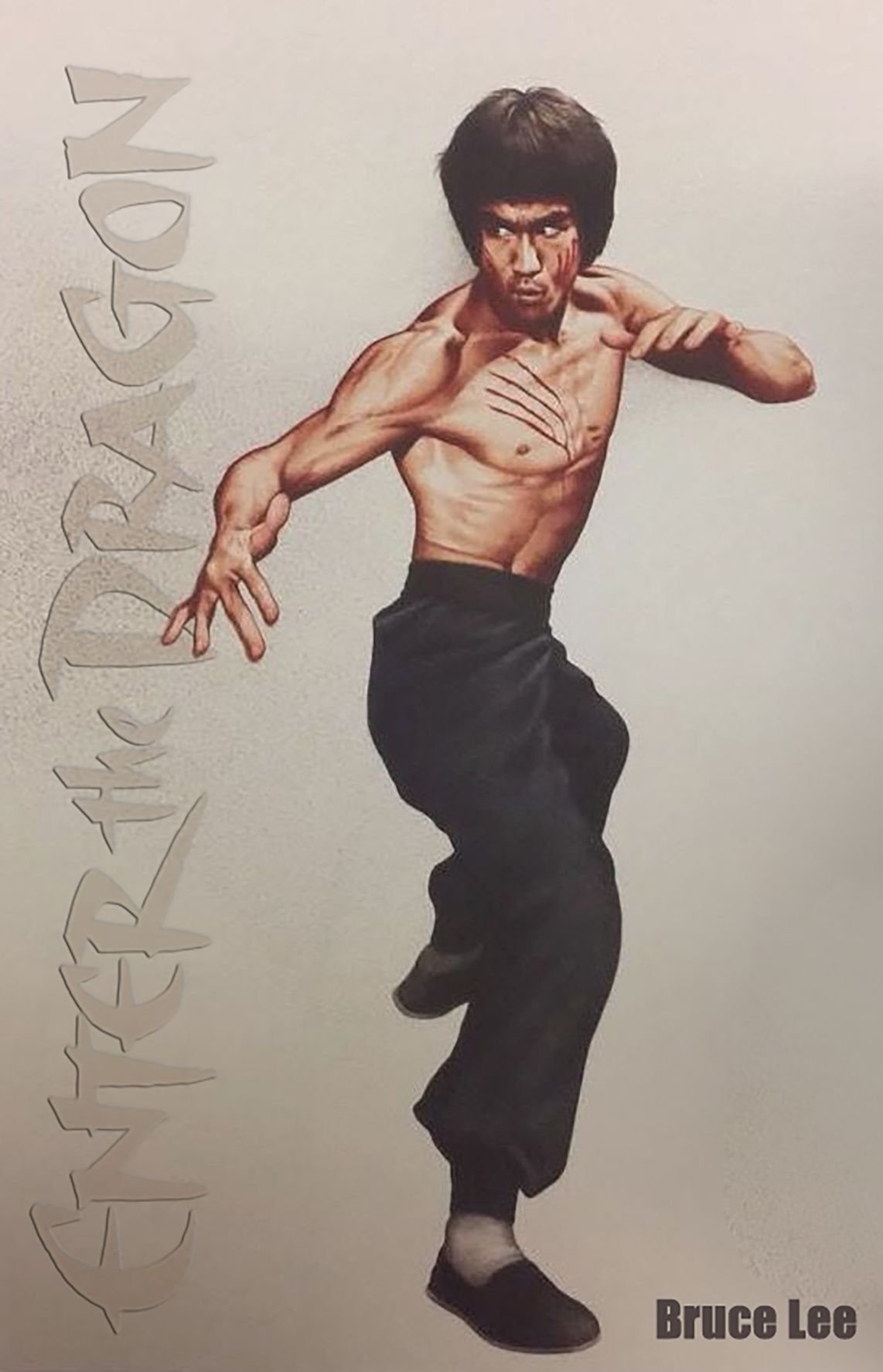 Брюс ли стойка дракона