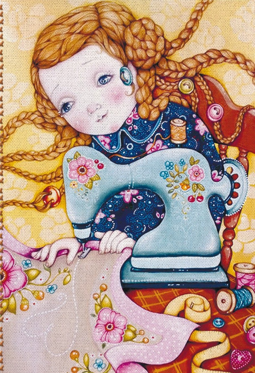 Девушка рукодельница