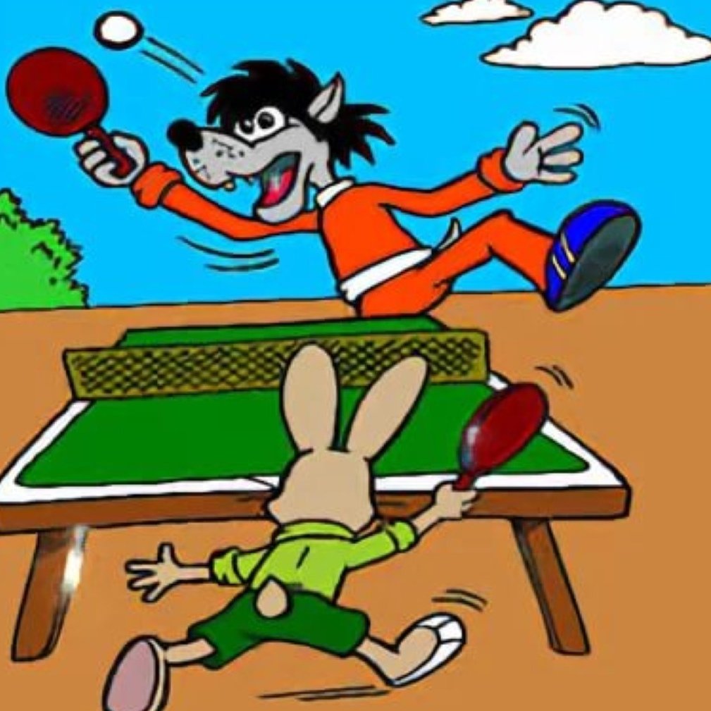 Настольный теннис иллюстрация