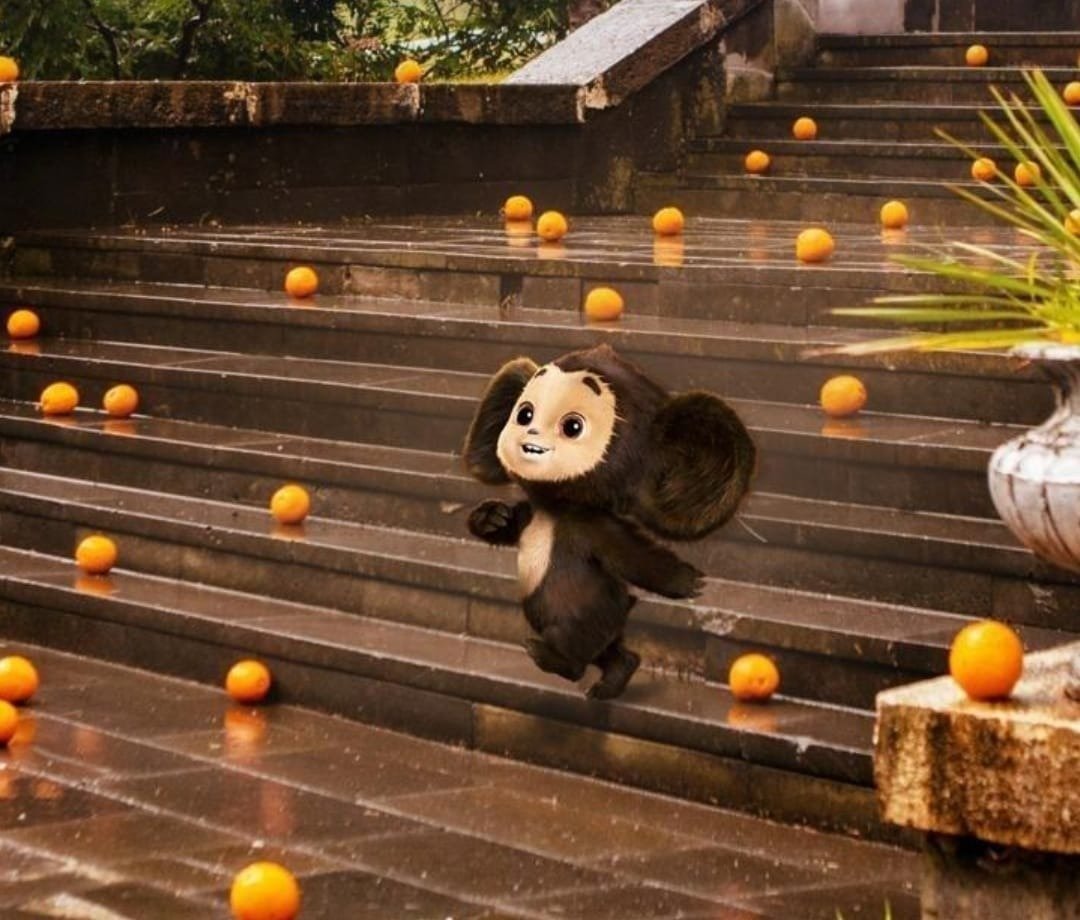 Мальчик с мандаринами