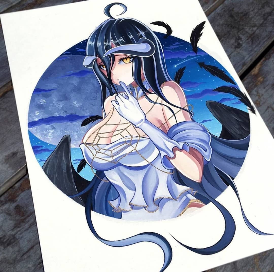 Аниме альбедо тату