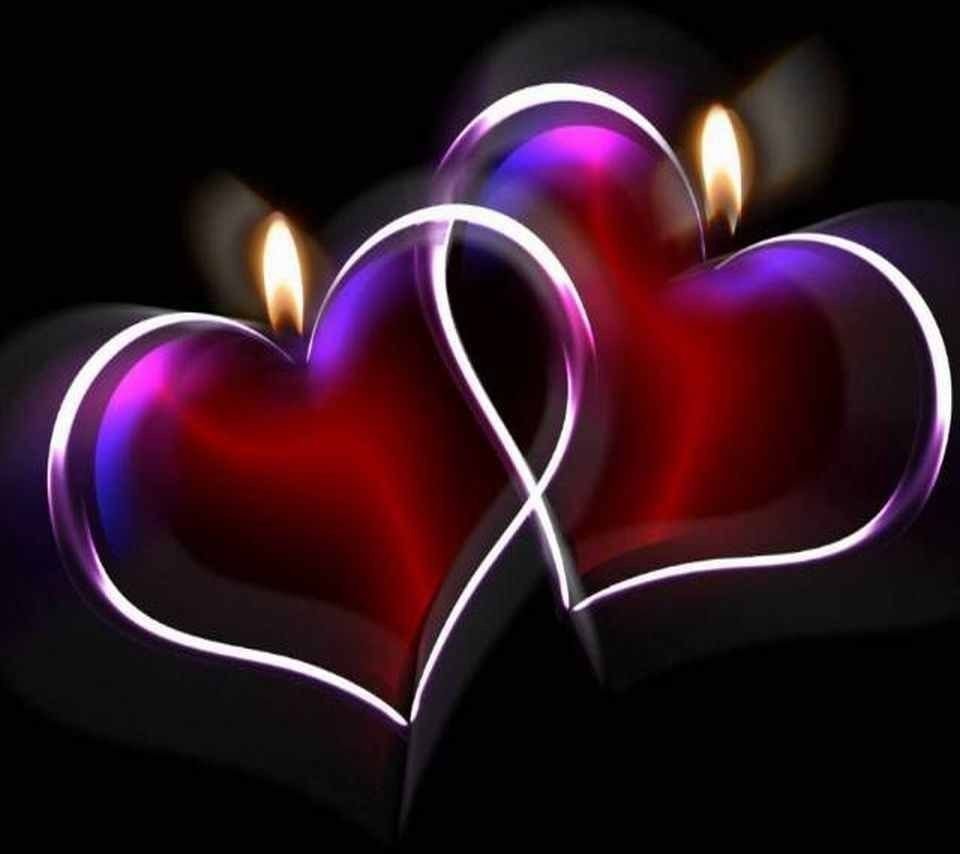 Милые котики с сердечками