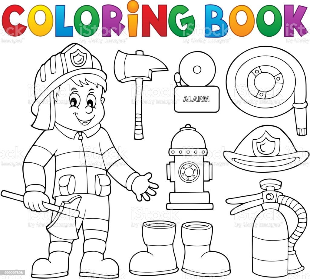 Пожарник мультяшный