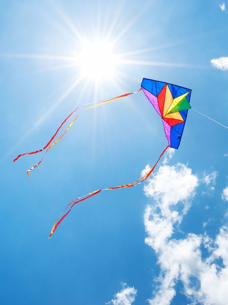 Красивый воздушный змей