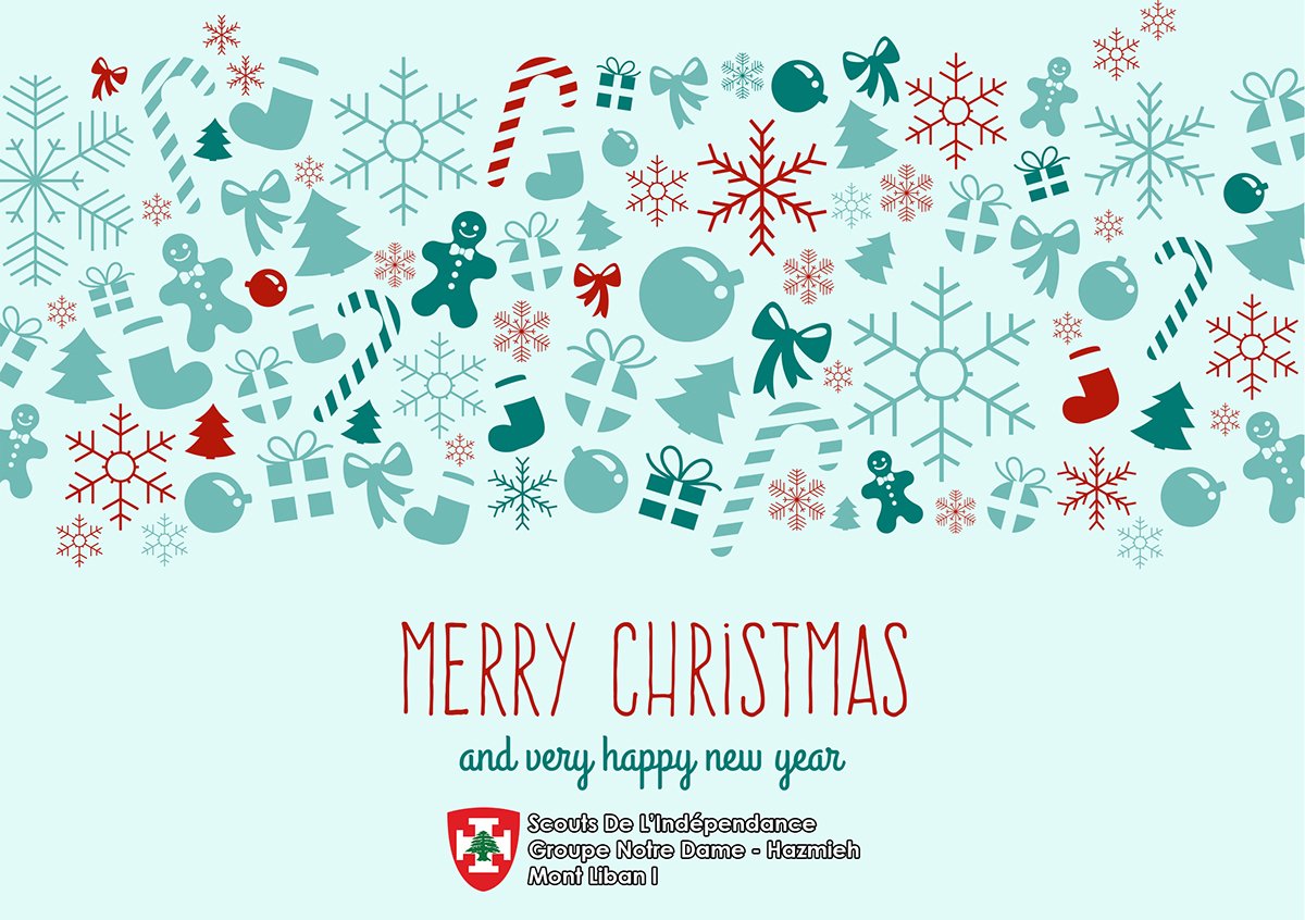 Открытка новый год Минимализм