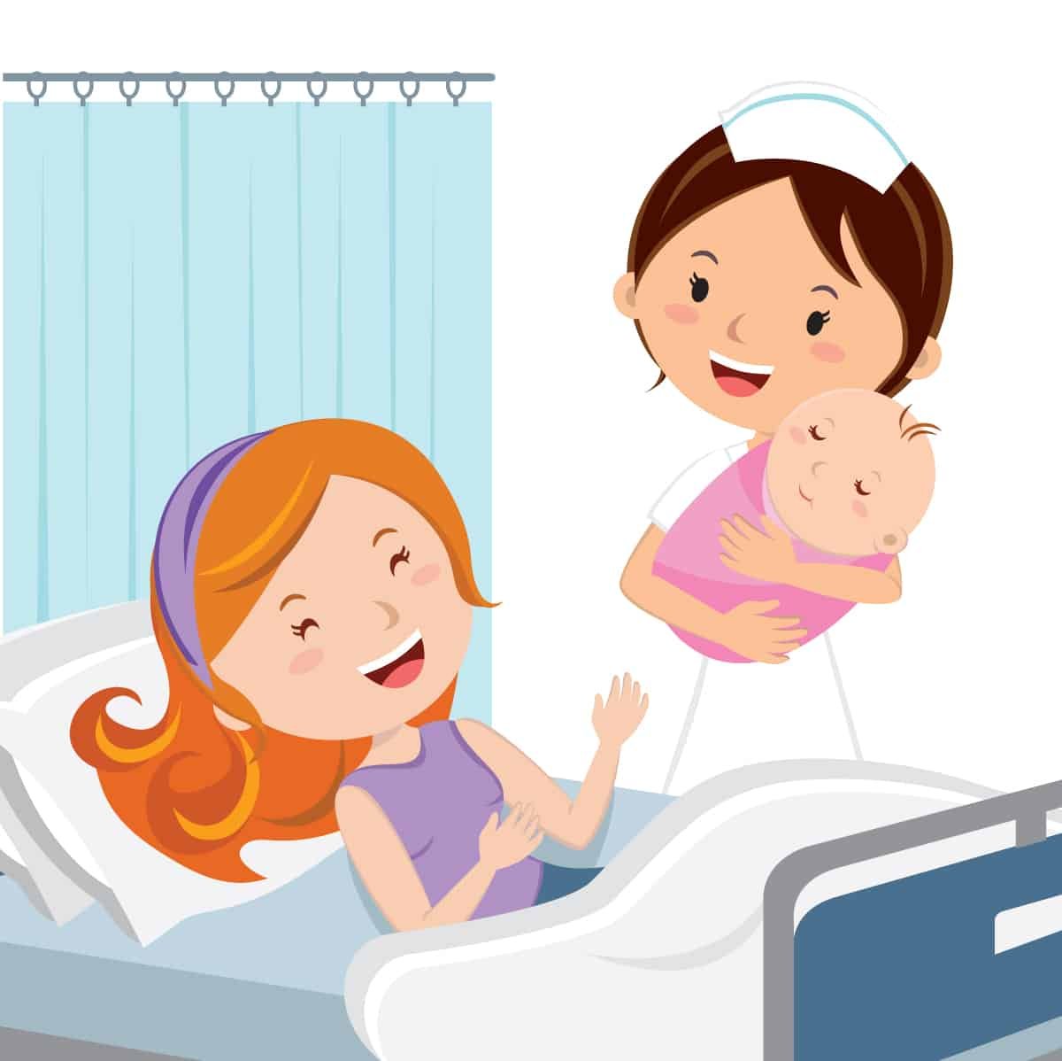 Акушерка рисунок