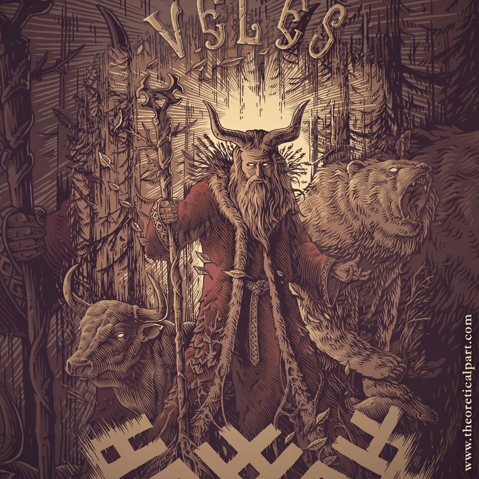 Велес Бог славян арт