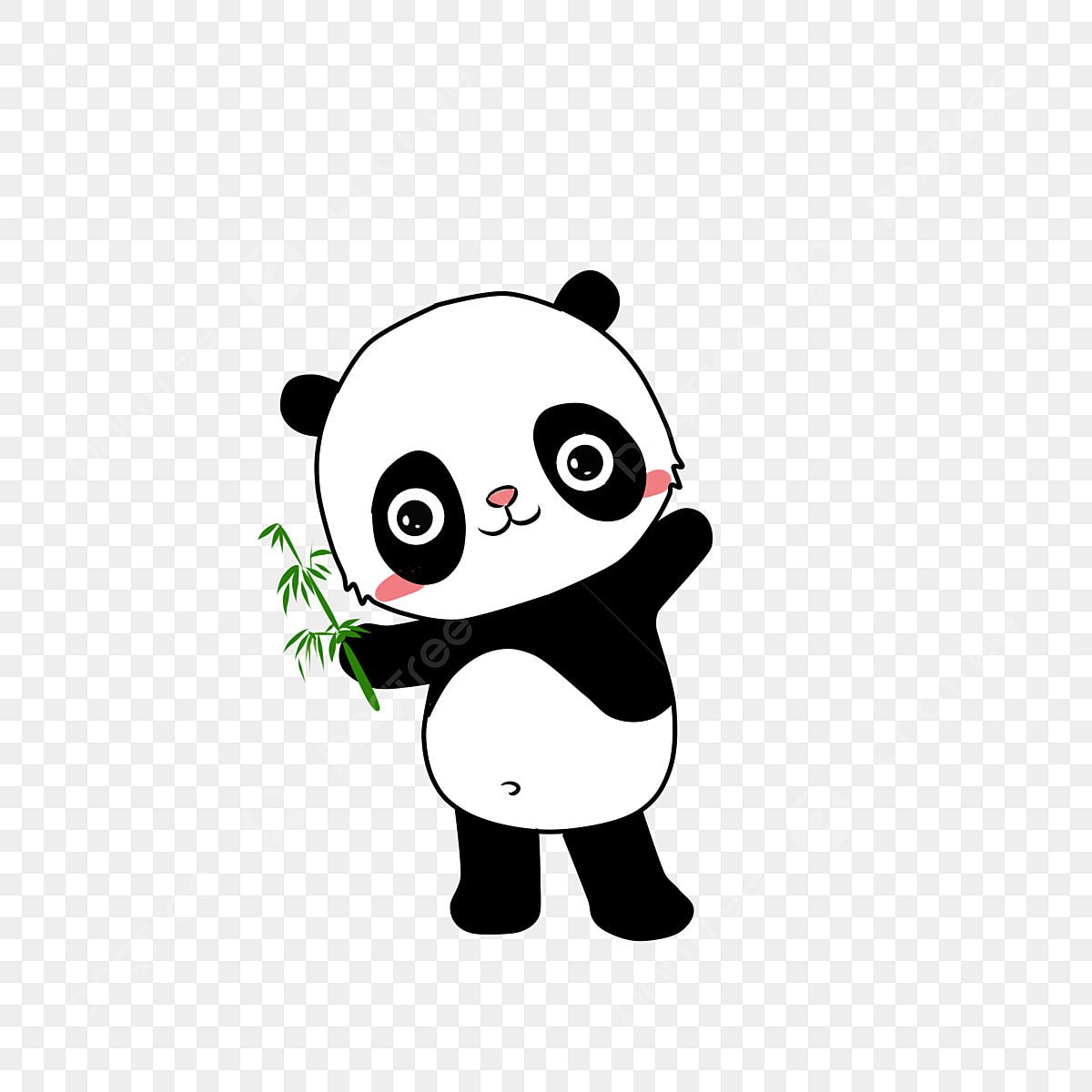 Панда рисунок