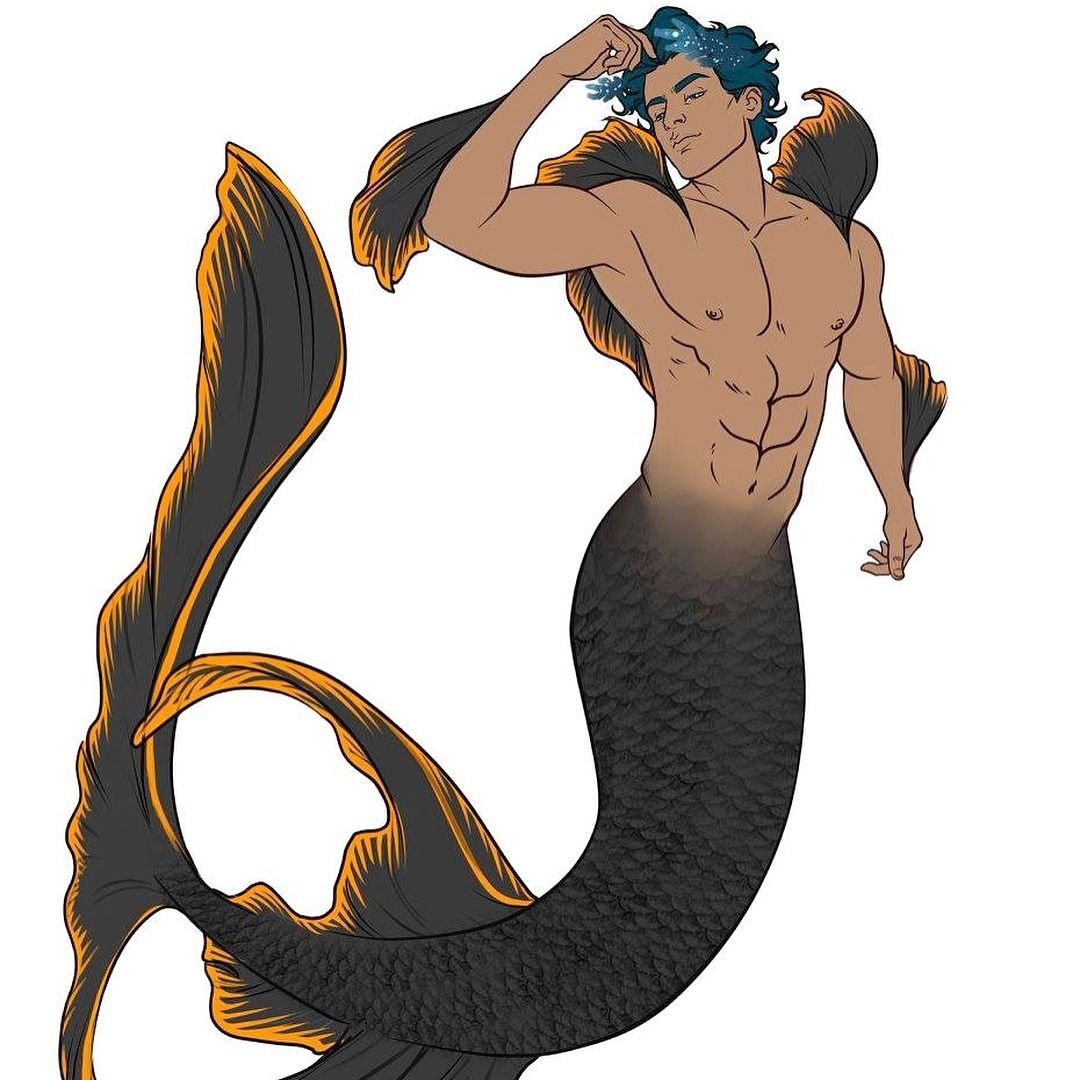 Русалка-парень Тритон Тритон