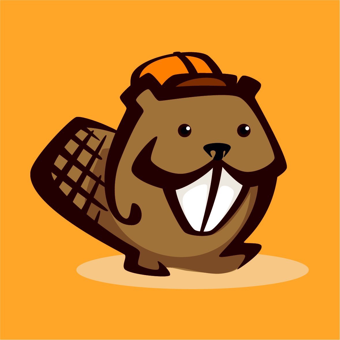 Бобры мультяшные