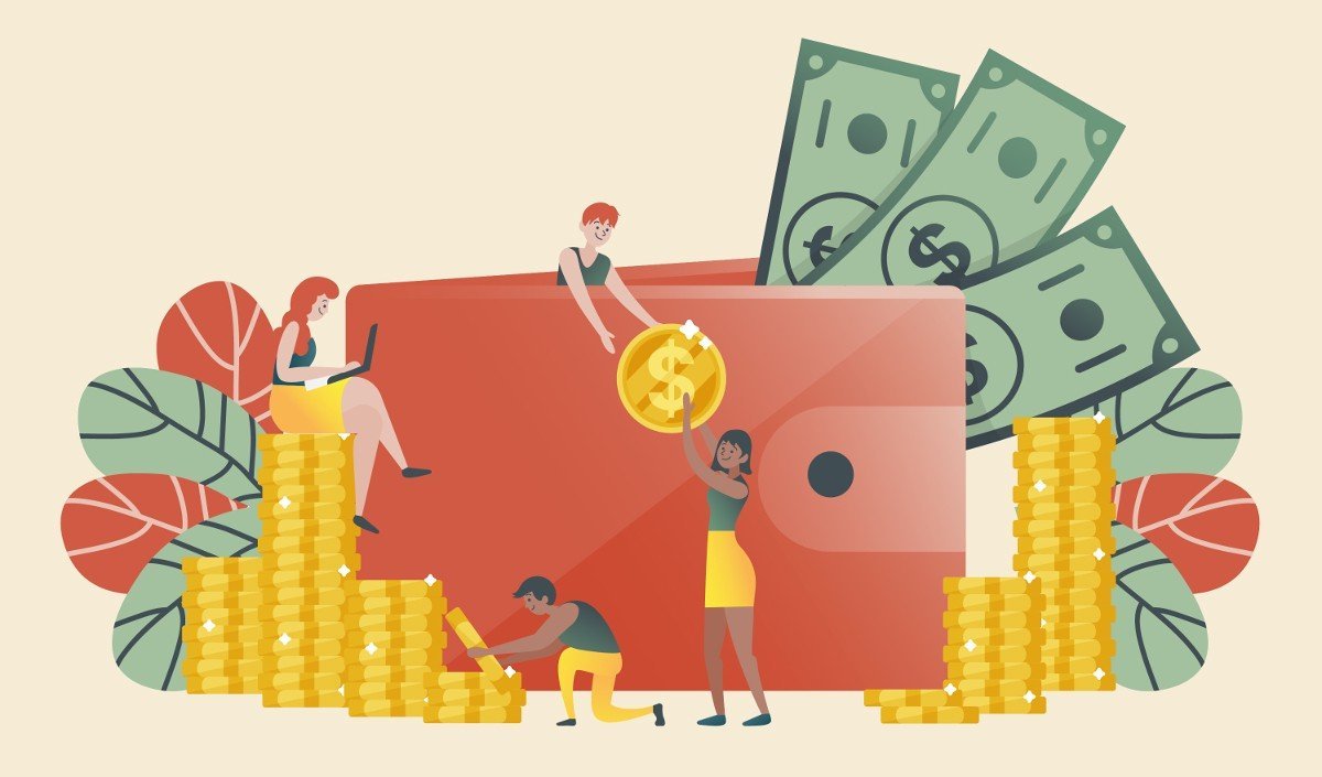 Поход турист вектор