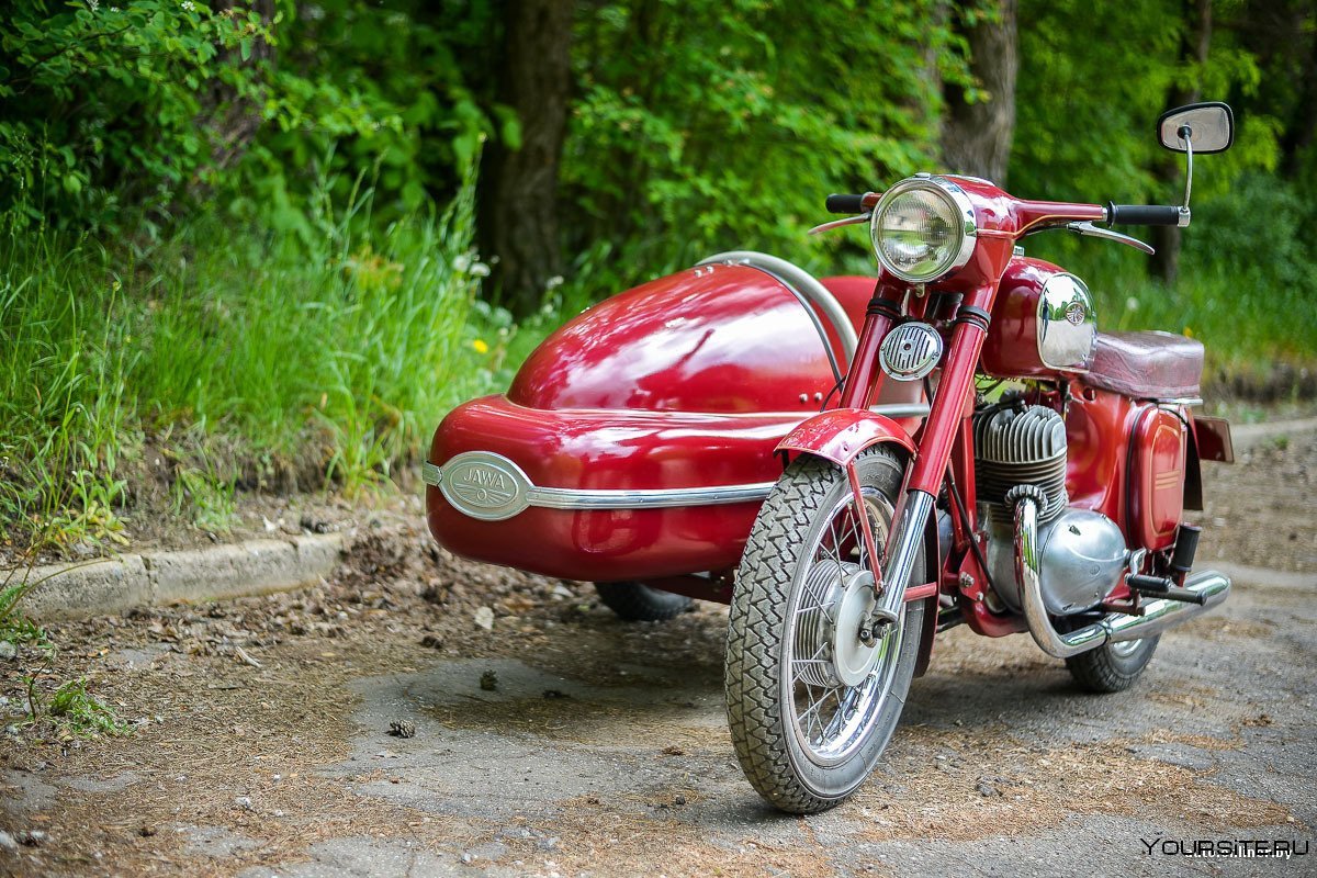 Мотоцикл Ява 350 360 с коляской