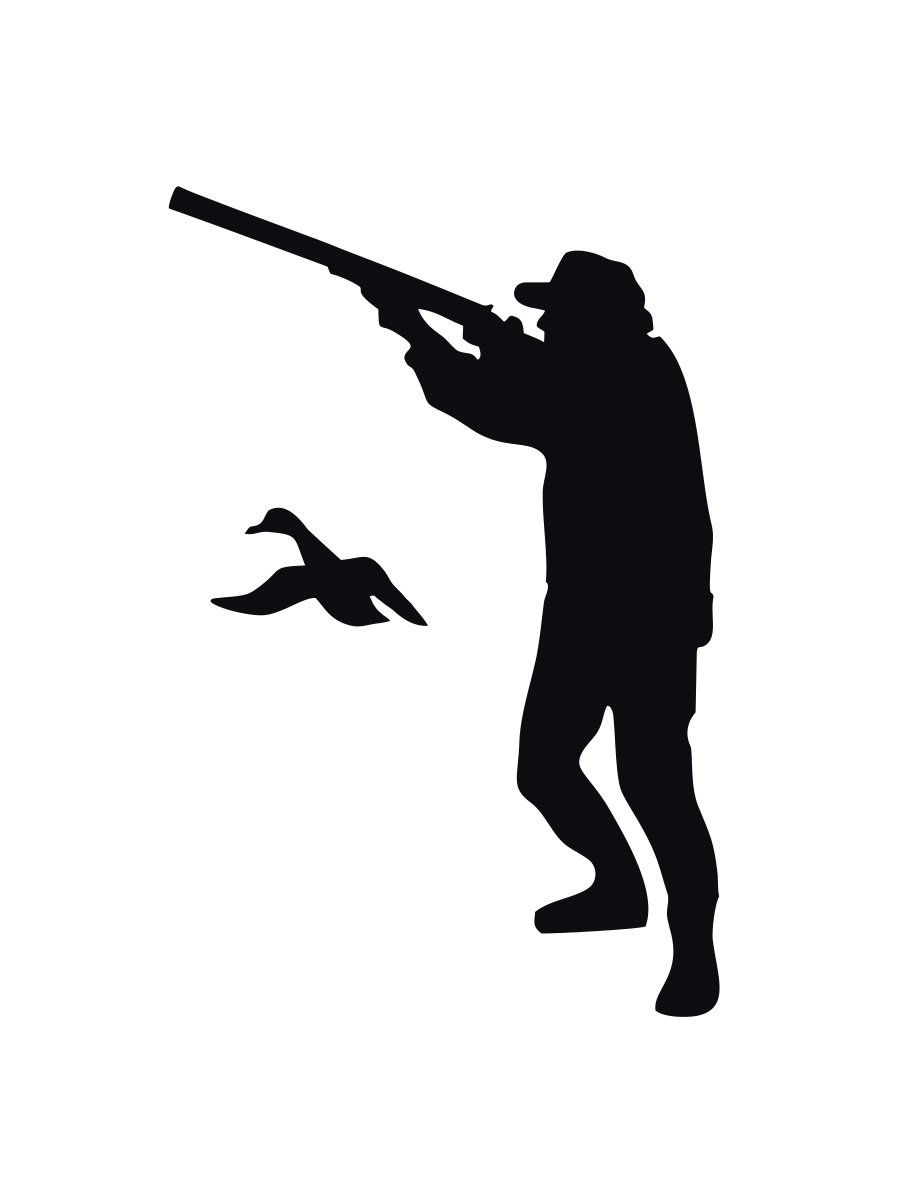 Охотник иллюстрация